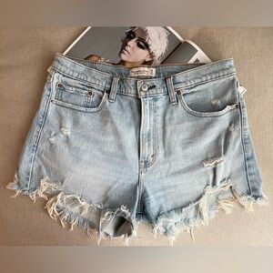 Abercrombie & Fitch High Rise Mom Shorts Size 32/14